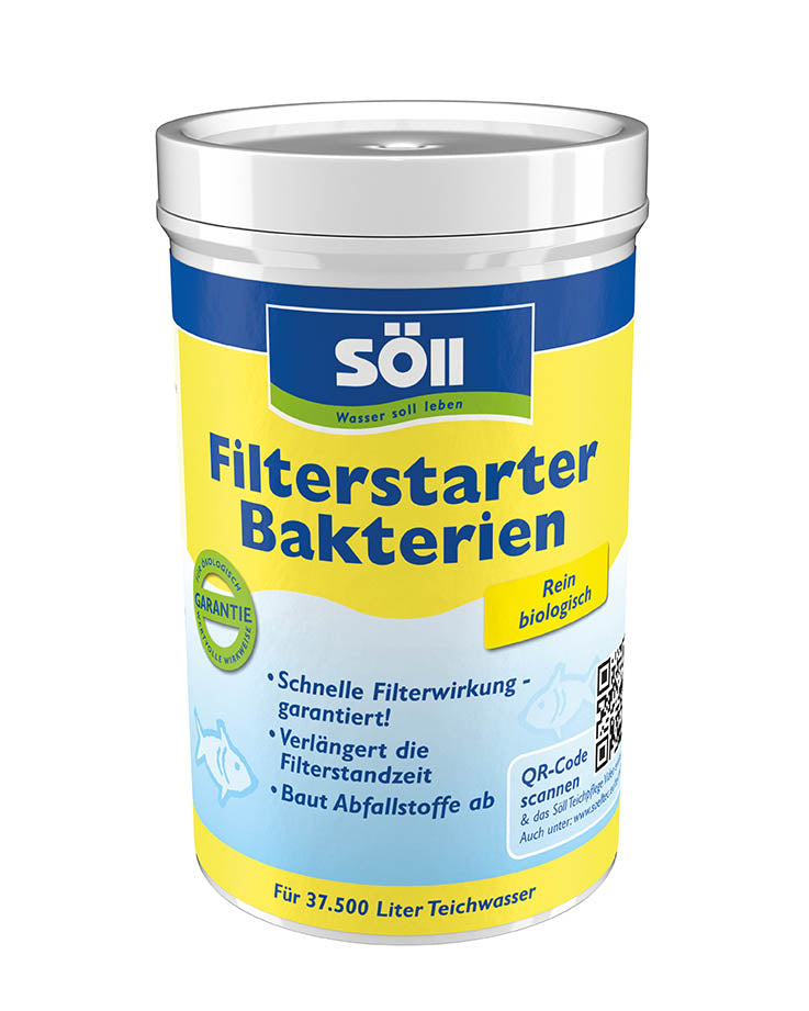 Bactéries de démarrage du filtre Söll