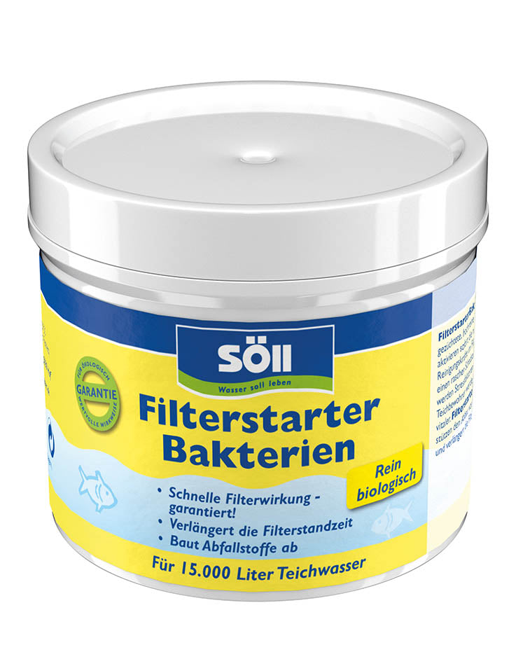 Bactéries de démarrage du filtre Söll