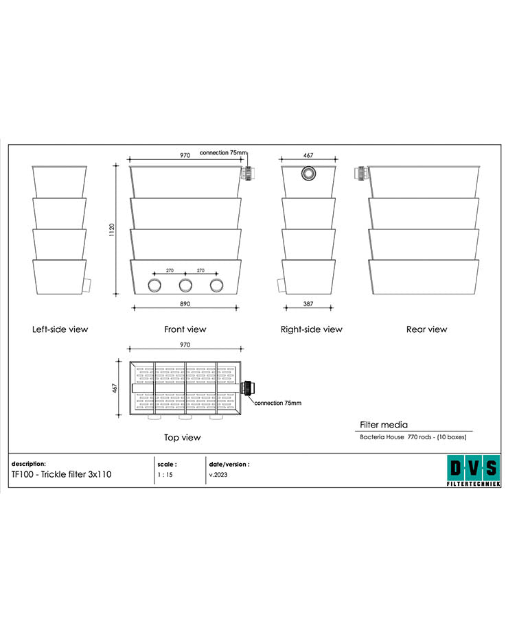 DVS Rieselfilter TF100