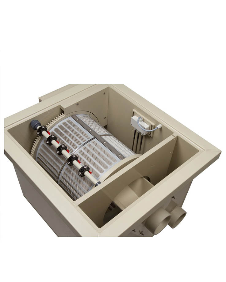 DVS Trommelfilter mit eingebauter Spülpumpe PP22-P