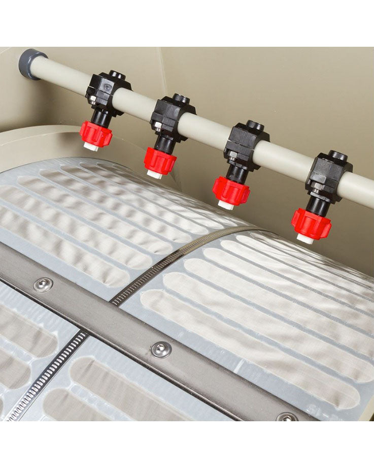 DVS Trommelfilter PP50-P mit eingebauter Spülpumpe