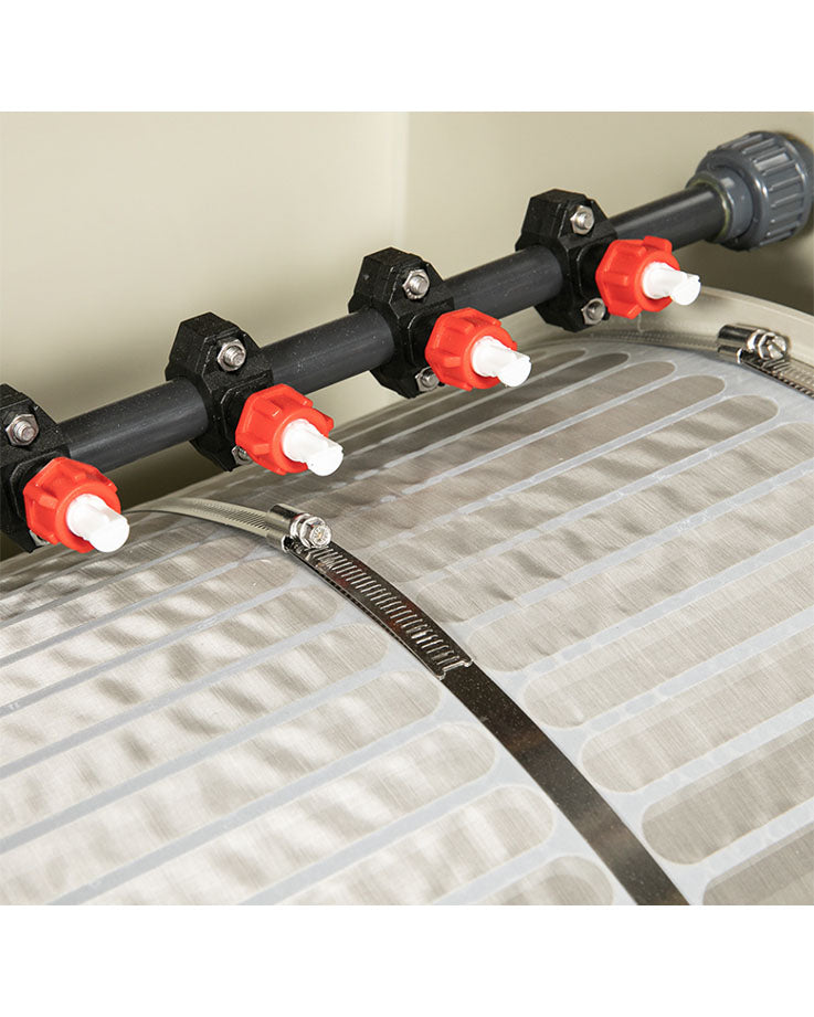 DVS Trommelfilter PP65-P mit eingebauter Spülpumpe