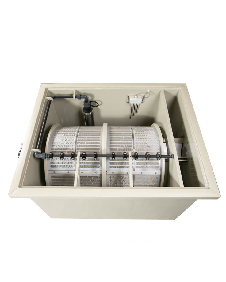 DVS Trommelfilter PP100N + integrierter Spülpumpe + DVS Steuerung - Ausstellungsstück