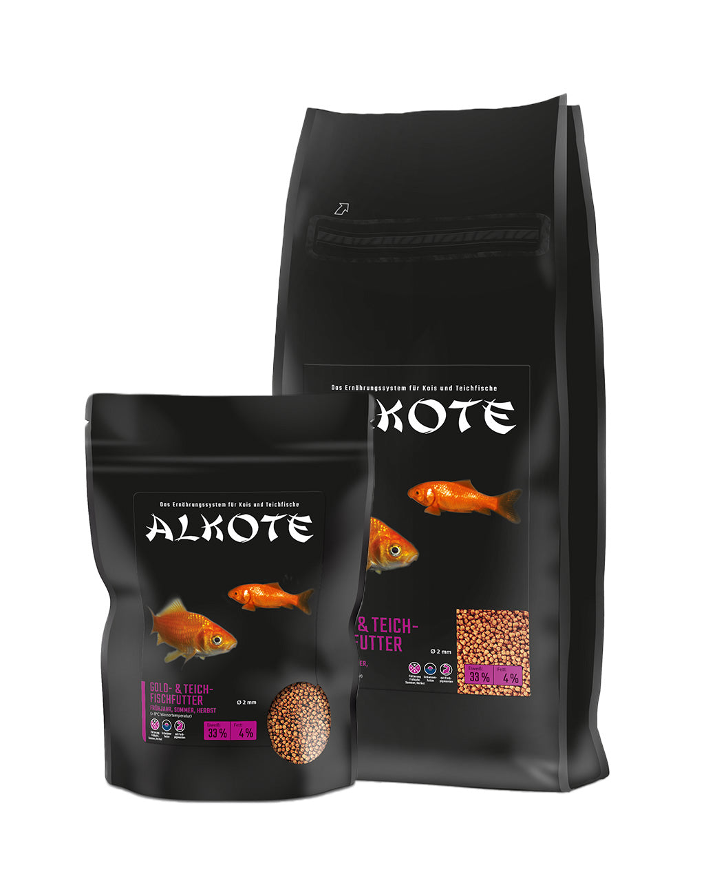 Nourriture pour poissons d'étang et d'or Alkote