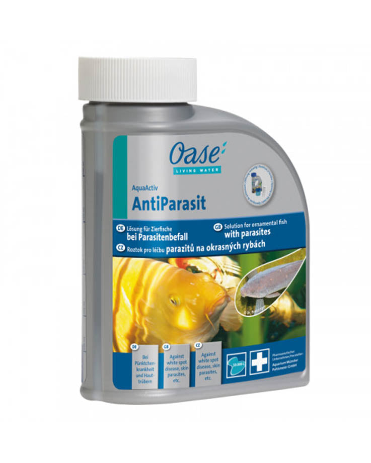 Oase AquaActiv AntiParasit Fischmedizin fĂŒr Teichfische