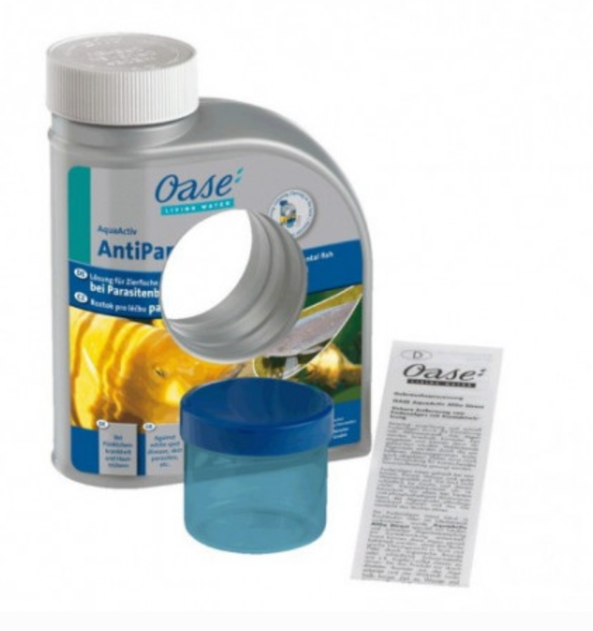 Oase AquaActiv AntiParasit Produktflasche Detailansicht
