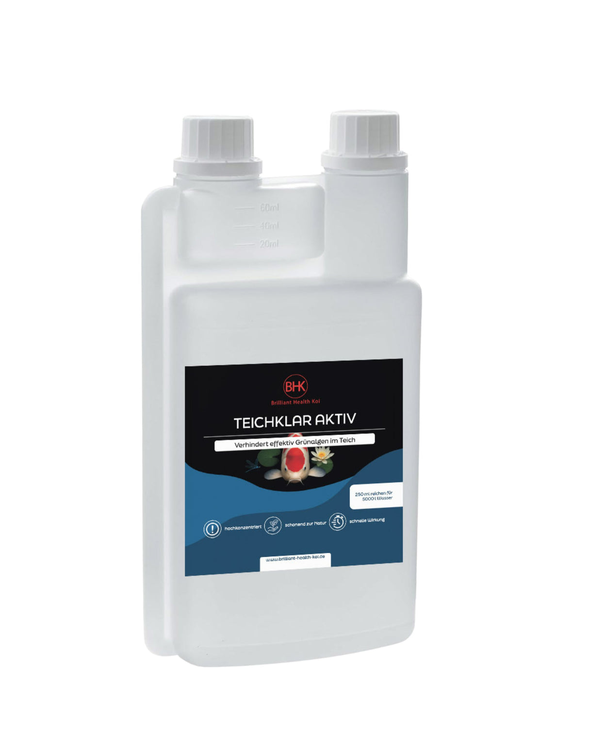 BHK Teichklar Aktiv zur Verbesserung der Wassertransparenz im Koiteich