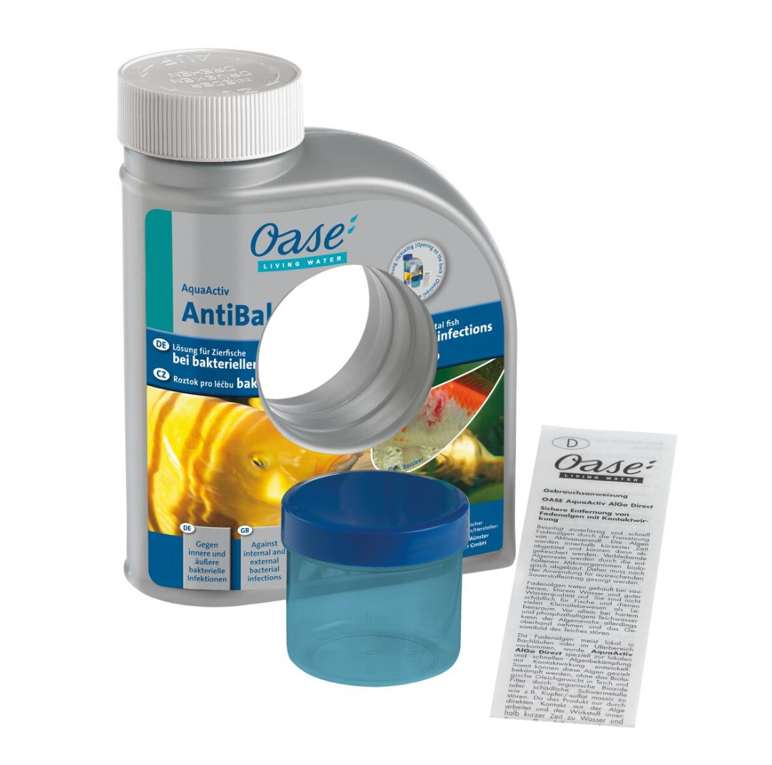 Oase Bakterienmedikament AquaActiv AntiBakterien 500 ml für 10 Qbm