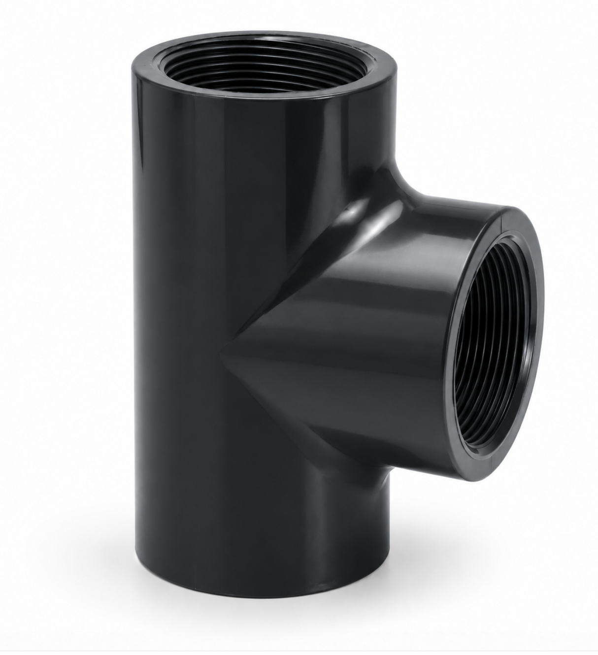 PVC T-Stück 90° mit 3x Innengewinde PN 16