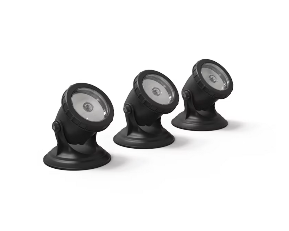 Pontec Teich- und Gartenbeleuchtung PondoStar LED warm Set 3