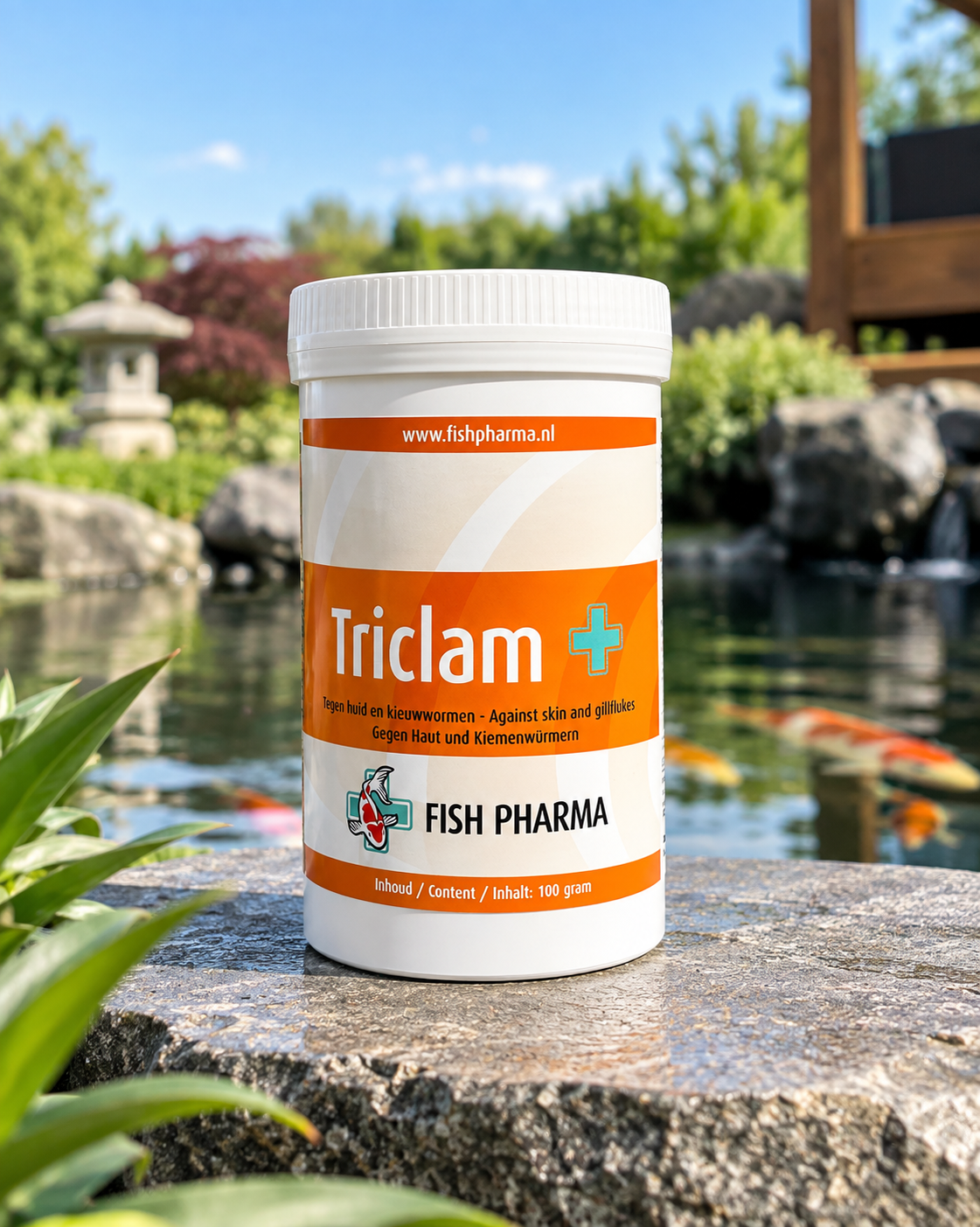 Triclam Plus 100 g – gegen Haut- und Kiemenwürmer bei Koi