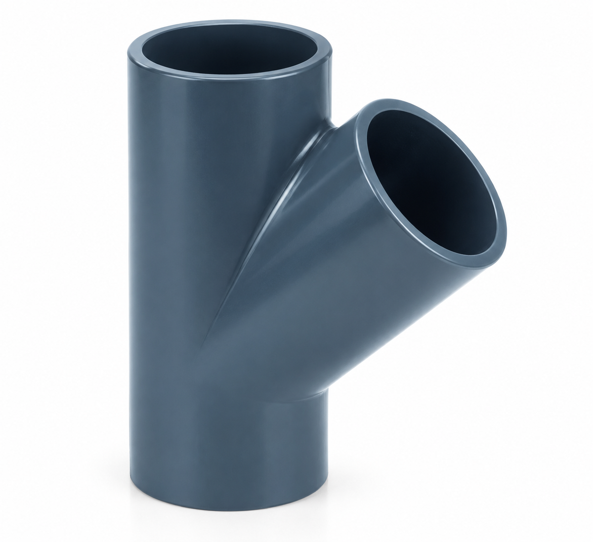 PVC T-Stück 45° PN 16