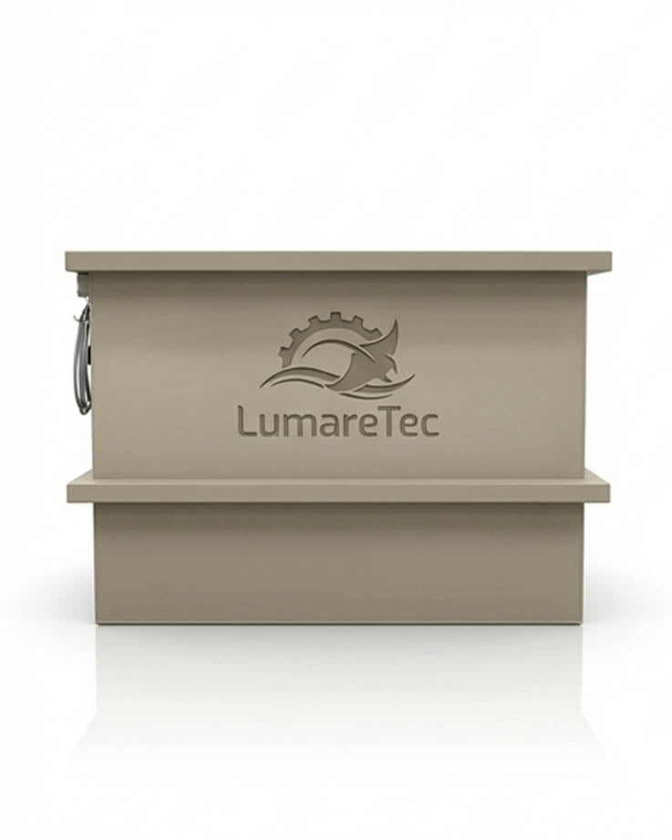ClearStream Trommelfilter von LumareTec für Koi Teich Filteranlage kompakt mit robuster Bauweise und mehreren Anschlüssen