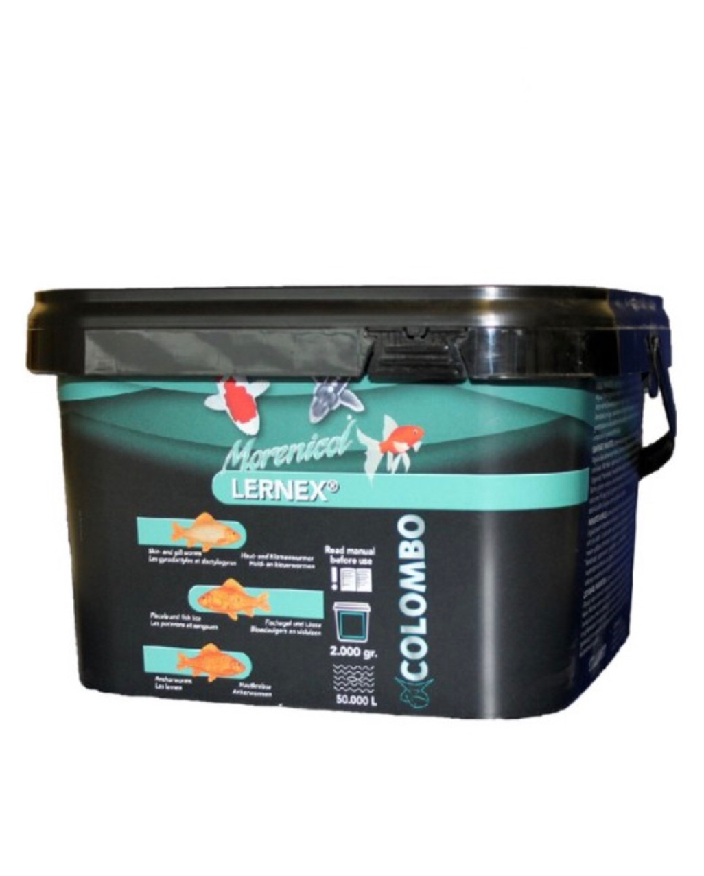Colombo Morenicol Lernex Koi Medikament gegen Hautwürmer, Kiemenwürmer und Parasiten im Koiteich