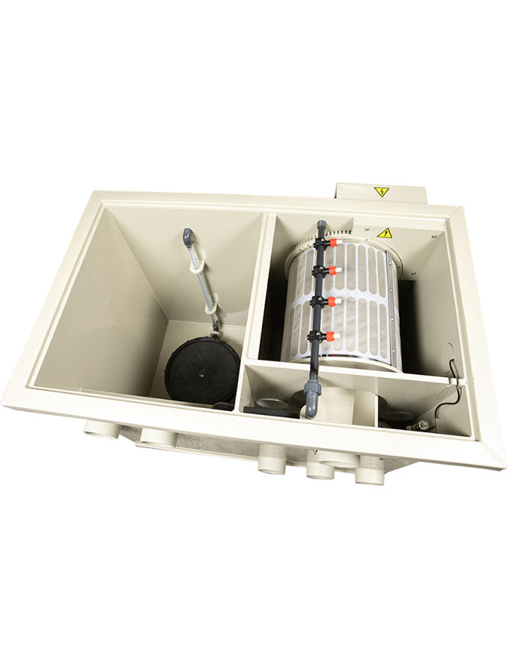 DVS Entry C25 Combi Trommelfilter mit integrierter Biokammer für Teichfilterung