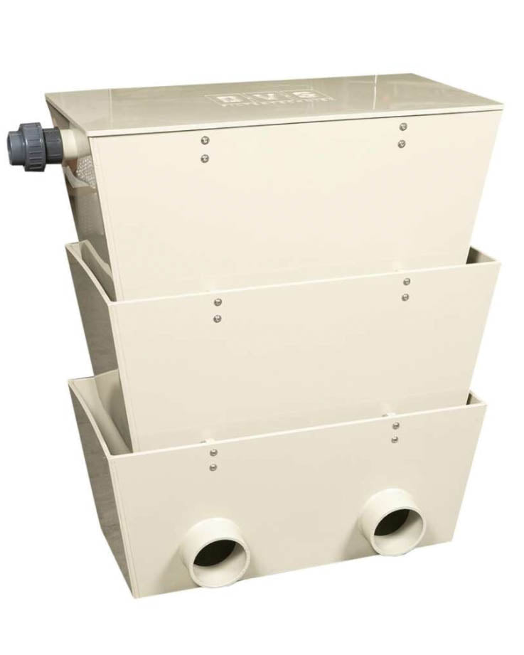 DVS Rieselfilter TF60 kompakter Tropffilter für kleine Teiche