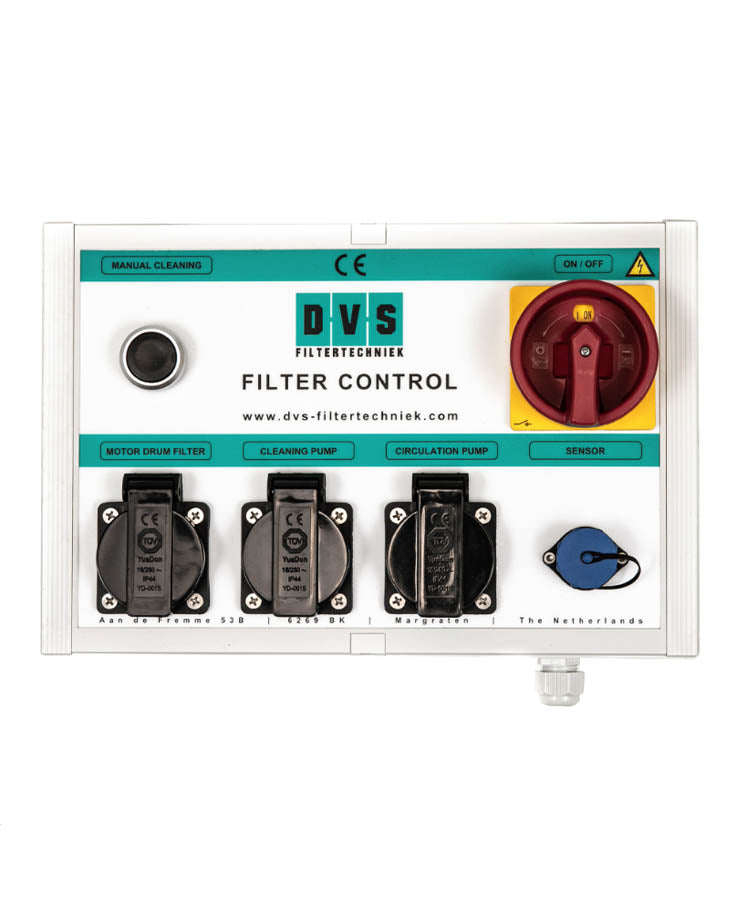 Innenansicht Trommelfilter PP50 mit Edelstahlsieb und Reinigungssystem2