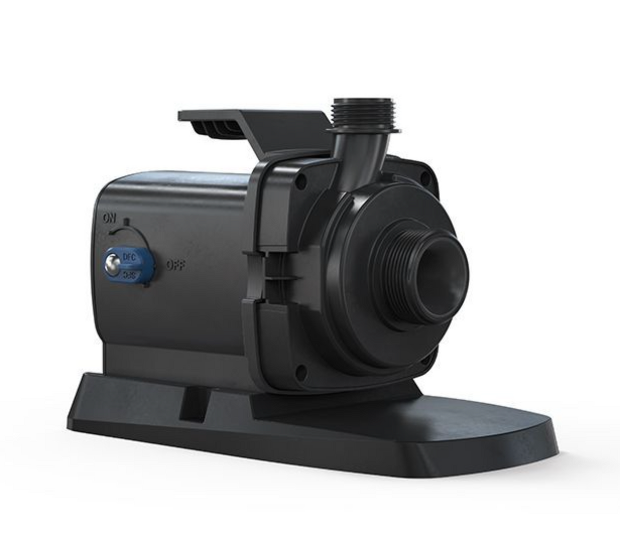 Oase Aquarius Eco Premium â Seitenansicht mit AnschlĂŒssen