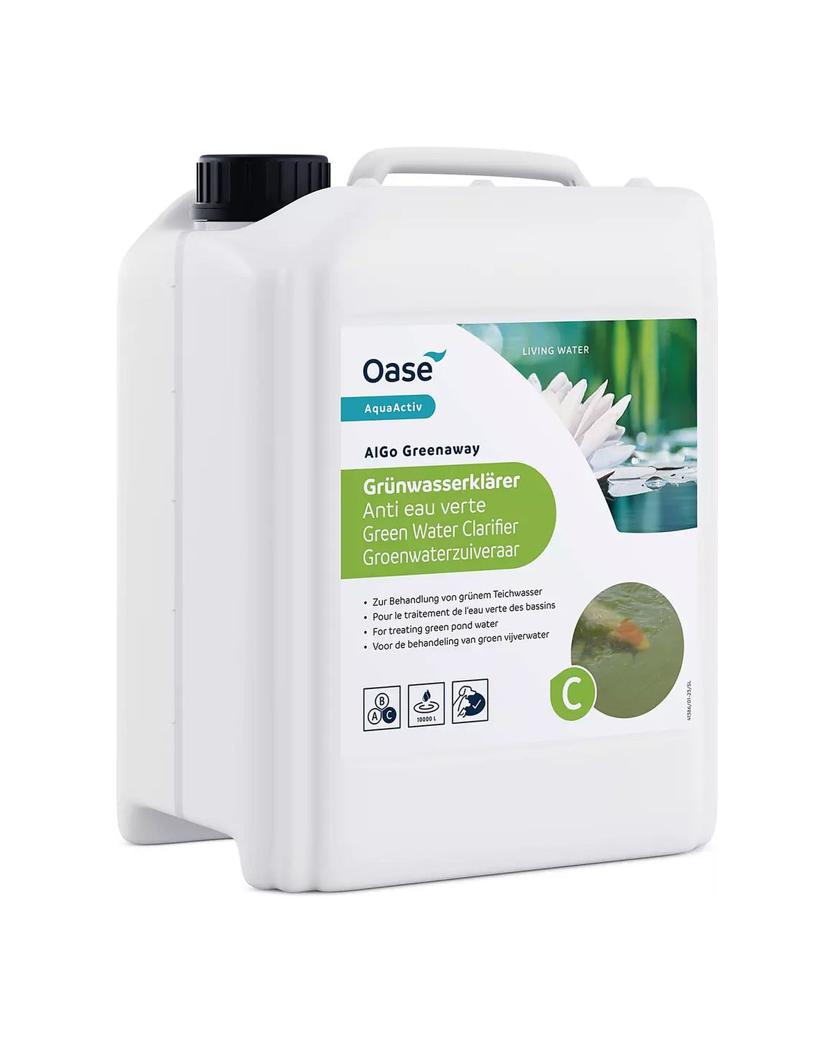 OASE AquaActiv AlGo Greenaway im 5-l-Kanister mit mehrsprachigem Etikett