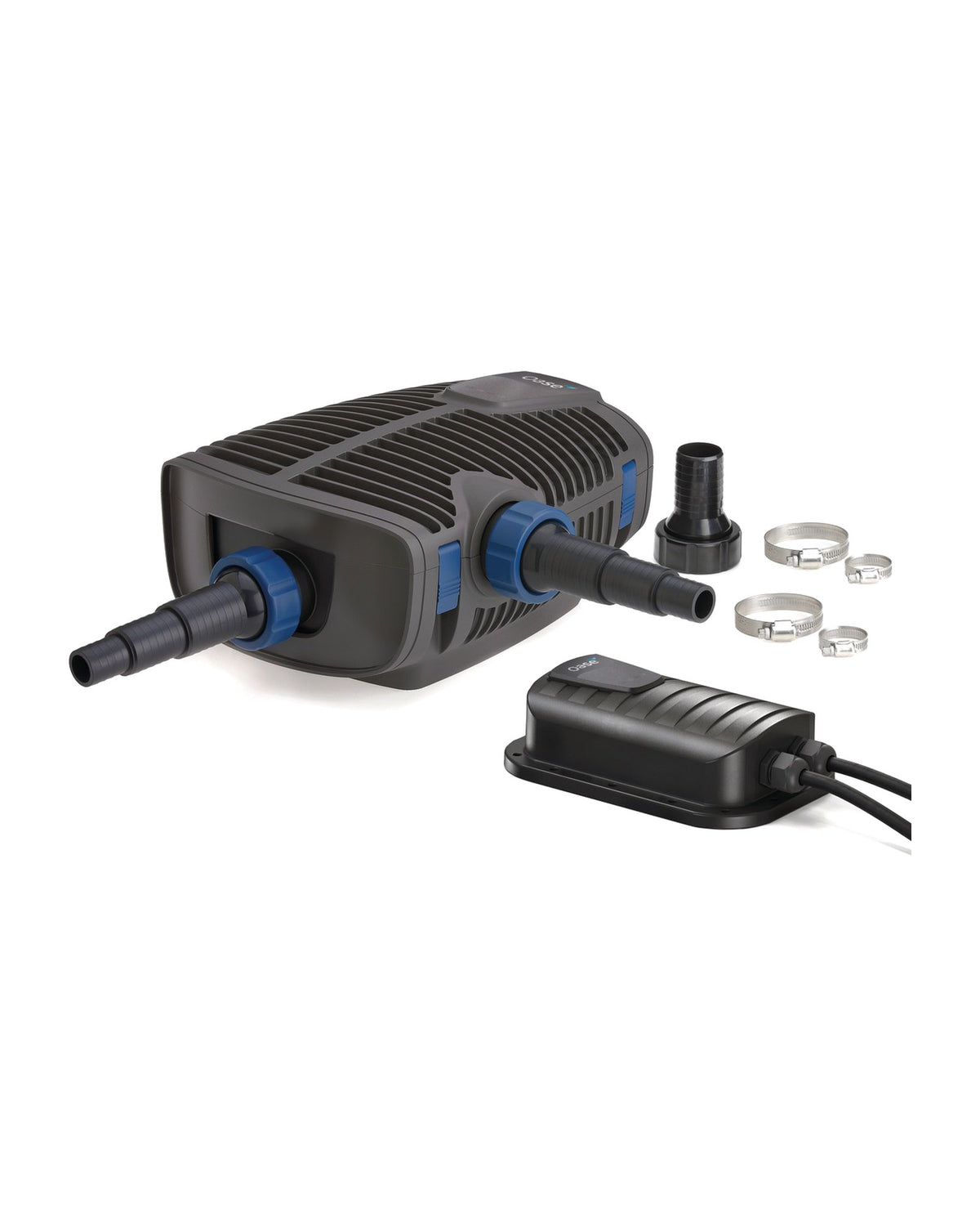 OASE AquaMax Eco Premium 12 V mit Netzteil und Schlauchtüllen