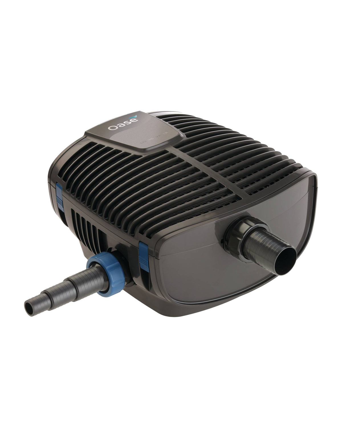 OASE AquaMax Eco Twin 30000 Teichpumpe, Ansicht schräg von vorn