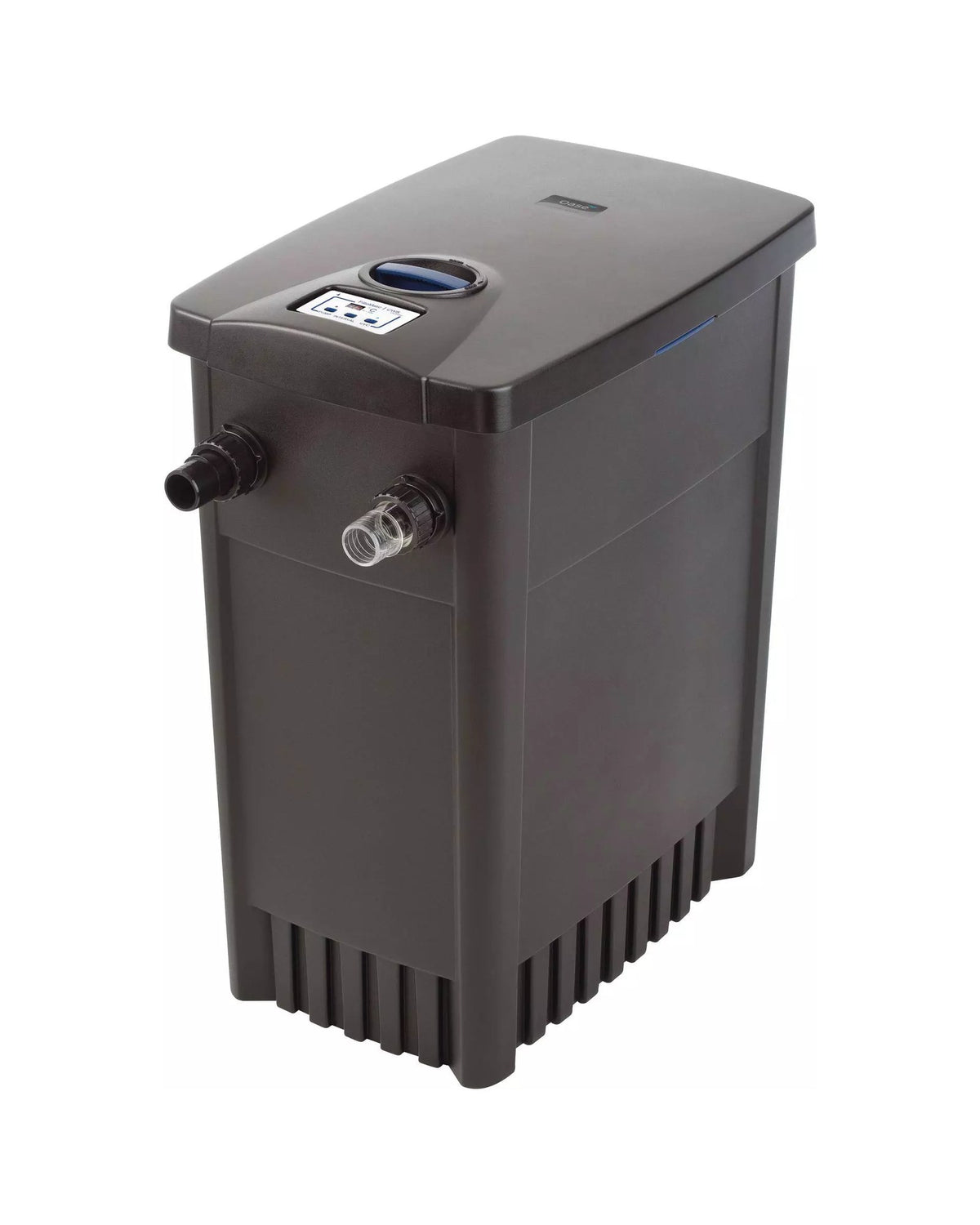 OASE FiltoMatic CWS 25000 mit breitem Gehäuse und Bedienfeld im Deckel