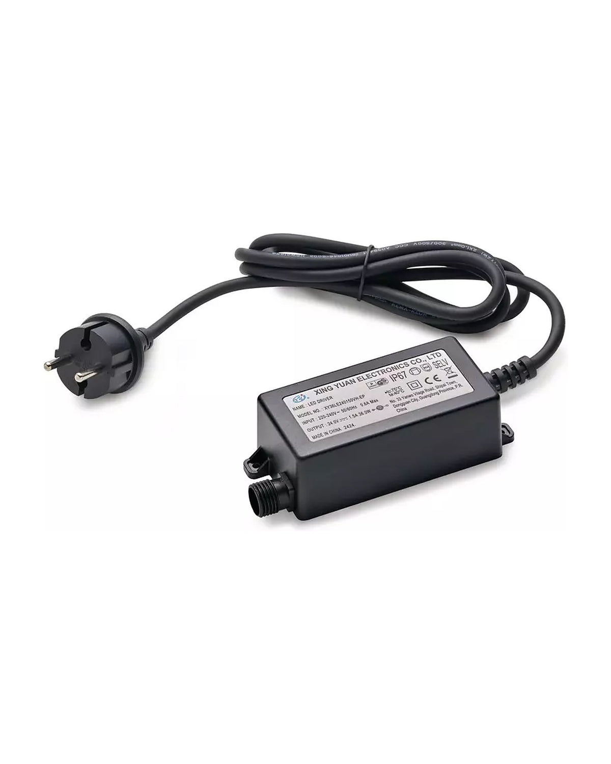 OASE LunAqua Connect Netzteil 36 W mit Netzkabel, Stecker und Ausgangsbuchse
