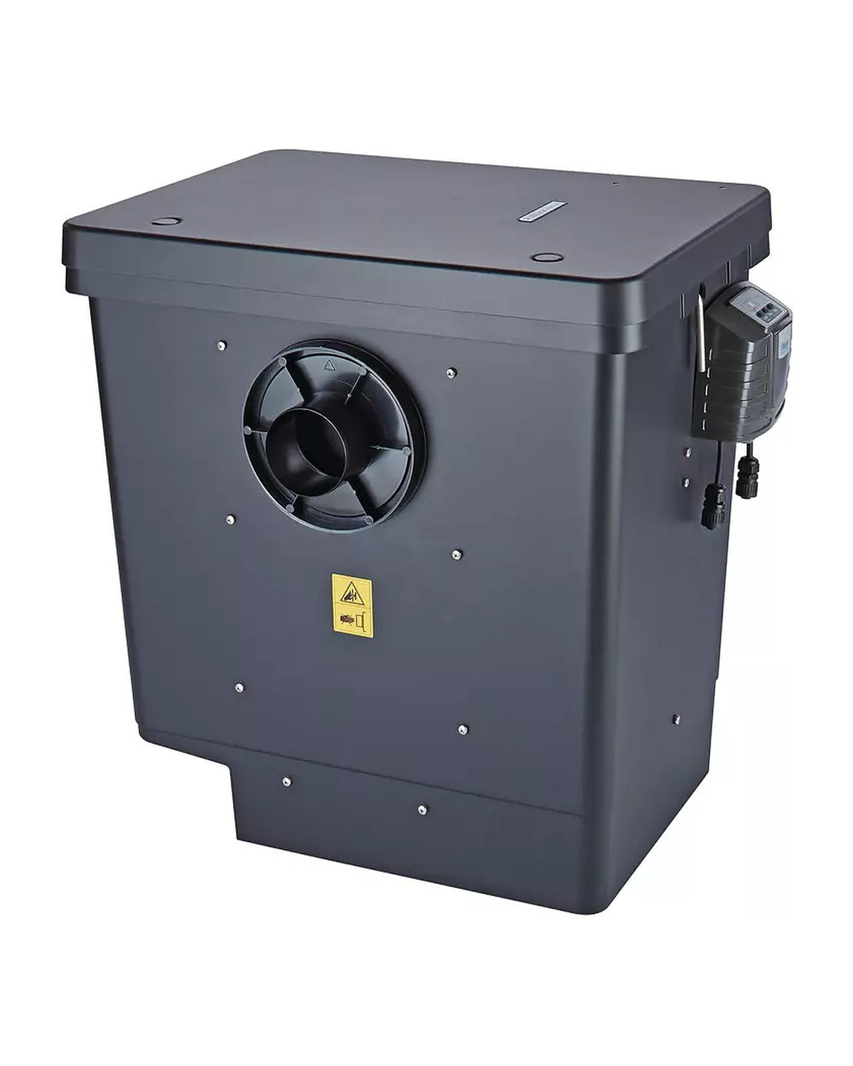 OASE ProfiClear Premium Compact-M gepumpt geschlossen, Ablaufseite mit Ablauf DN 110