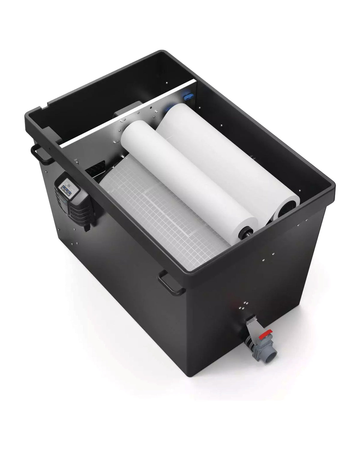 OASE ProfiClear Premium Fleece 750 geöffnet mit 750 mm breiten Vliesrollen