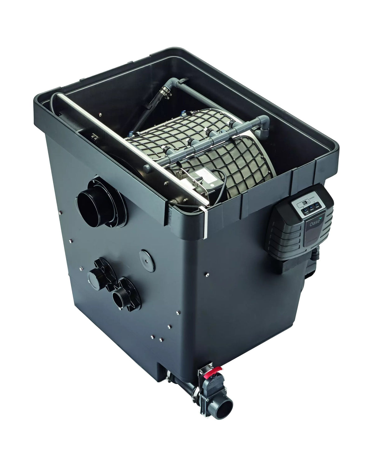 OASE ProfiClear Premium TF-L gepumpt ohne Deckel: Edelstahltrommel mit Siebelementen