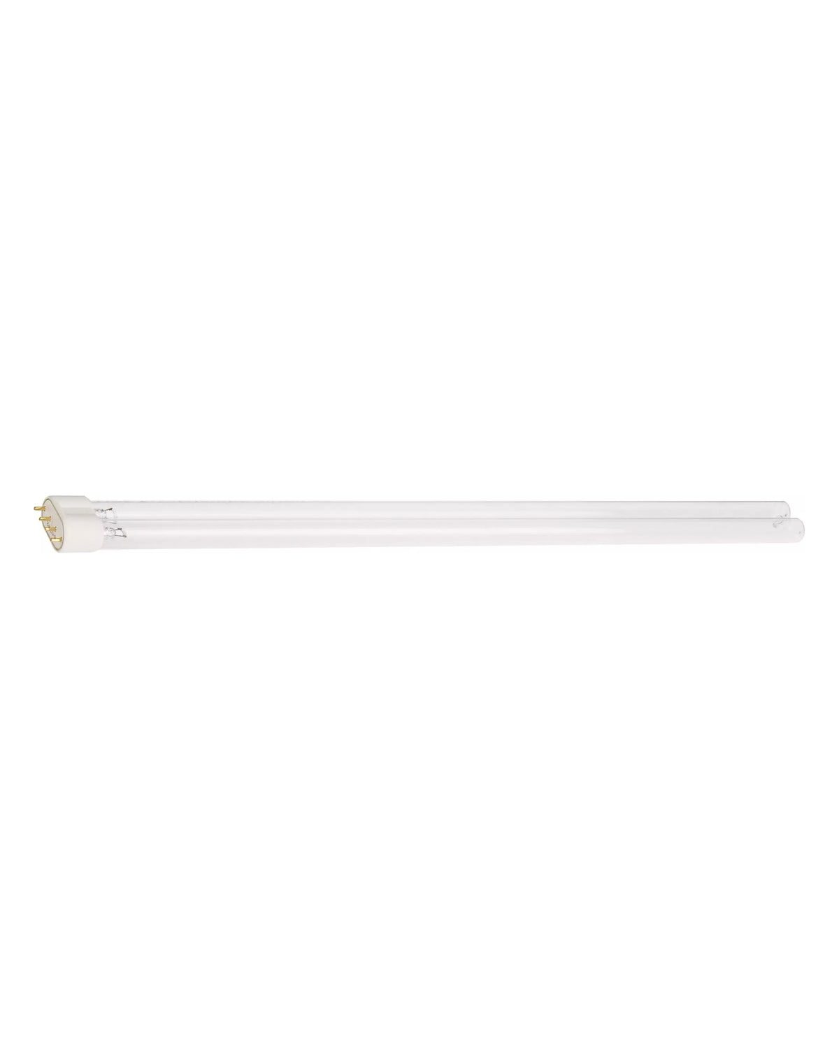 OASE UVC-Ersatzlampe 55 W von der Seite: lange Doppelröhre mit 4-Stift-Sockel