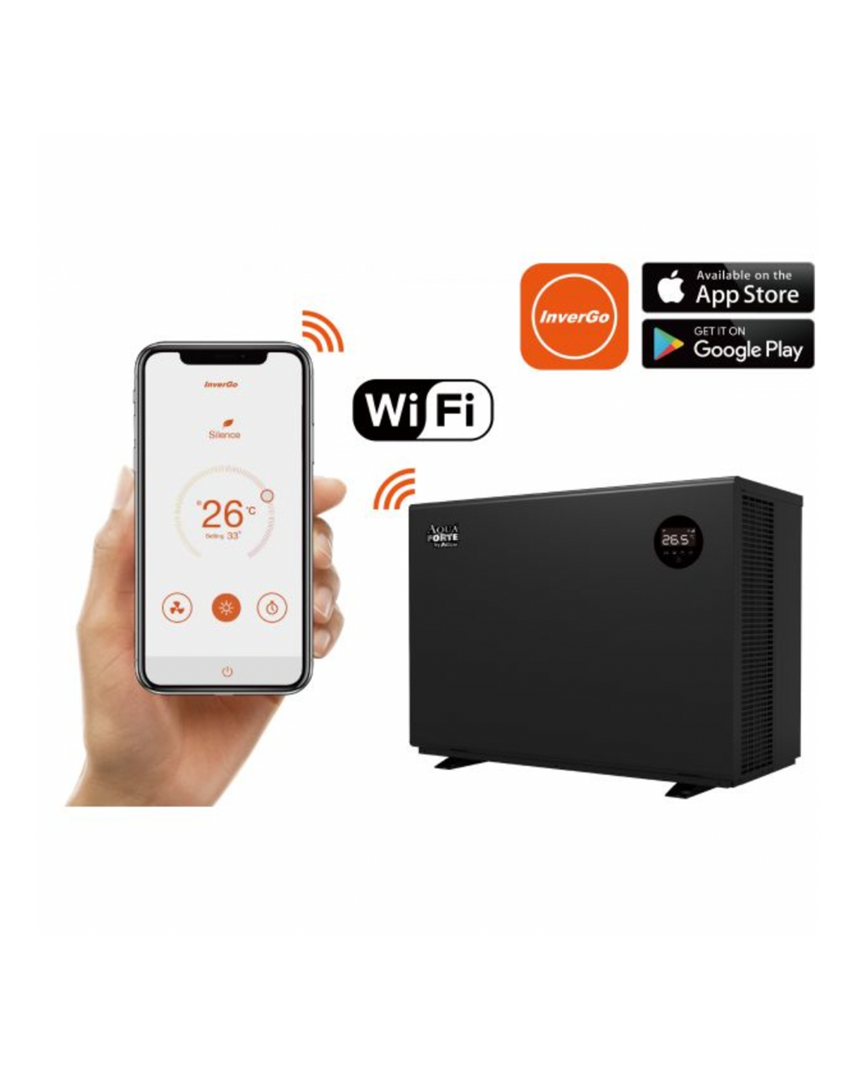 AquaForte Wärmepumpe Mr.Silence Serie