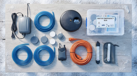 Winter-Backup-Ausrüstung – was jeder Koihalter bereithalten sollte ❄️🧰