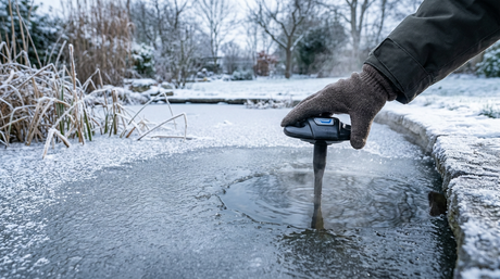 Eisfreier Gartenteich – So schützt du deine Koi sicher vor Frost & Eis 🐟🧊