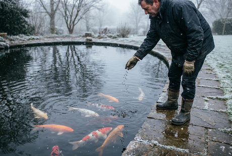 Koi Winterfütterung – so machst du keine Fehler ❄️🍂