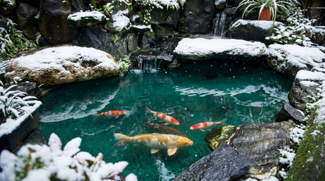 Winterruhe im Koiteich – Was bei  deinen Koi wirklich passiert ❄️