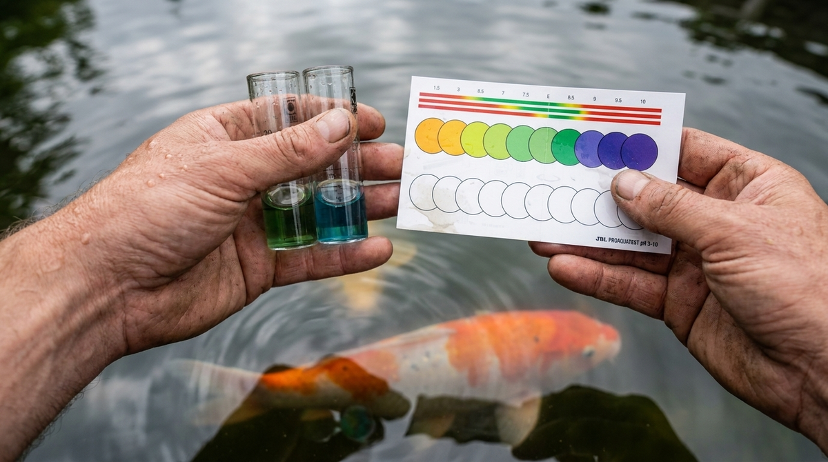 Wasserwerte im Griff – die unsichtbare Basis für gesunde Koi 🧪🐟