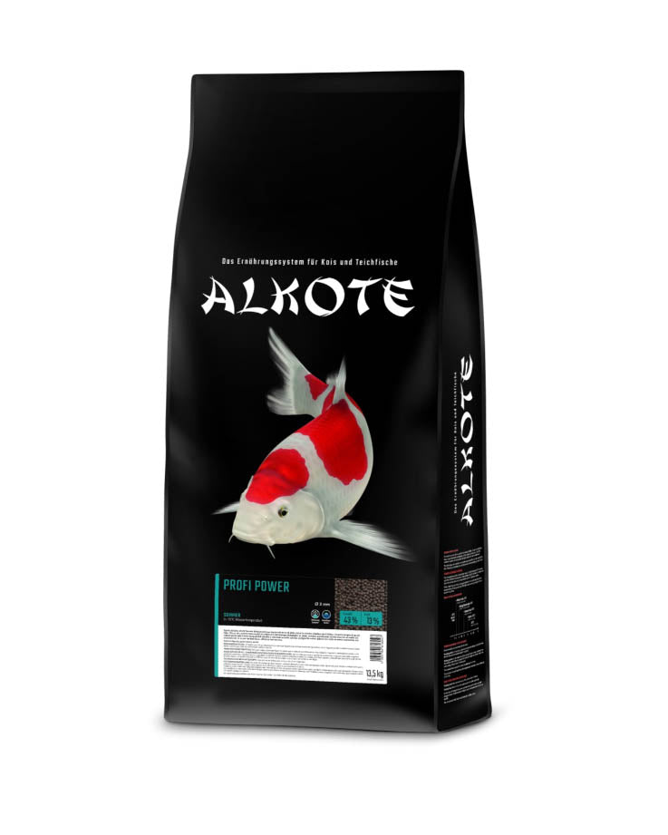 Alkote Profi Power Koifutter Verpackung – Hochleistungs-Wachstumsfutter für starke Koi