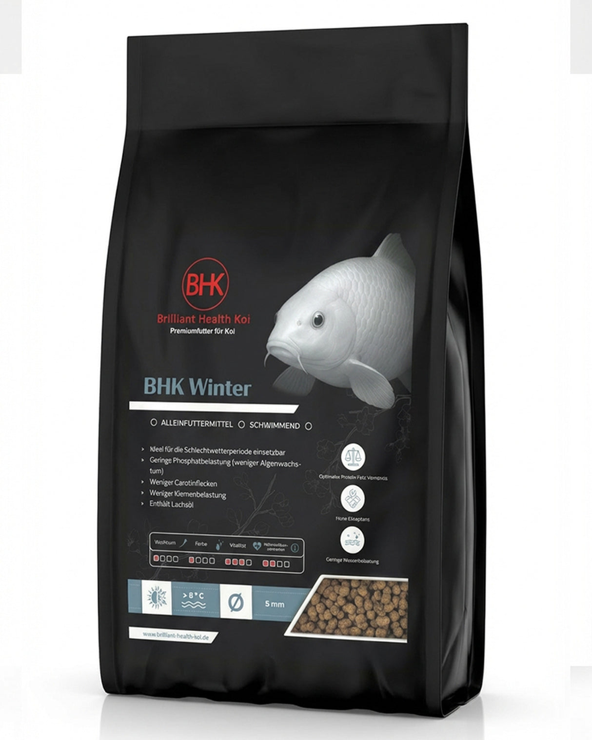 BHK Daily Winter Koifutter – schwimmendes Winterfutter für Koi