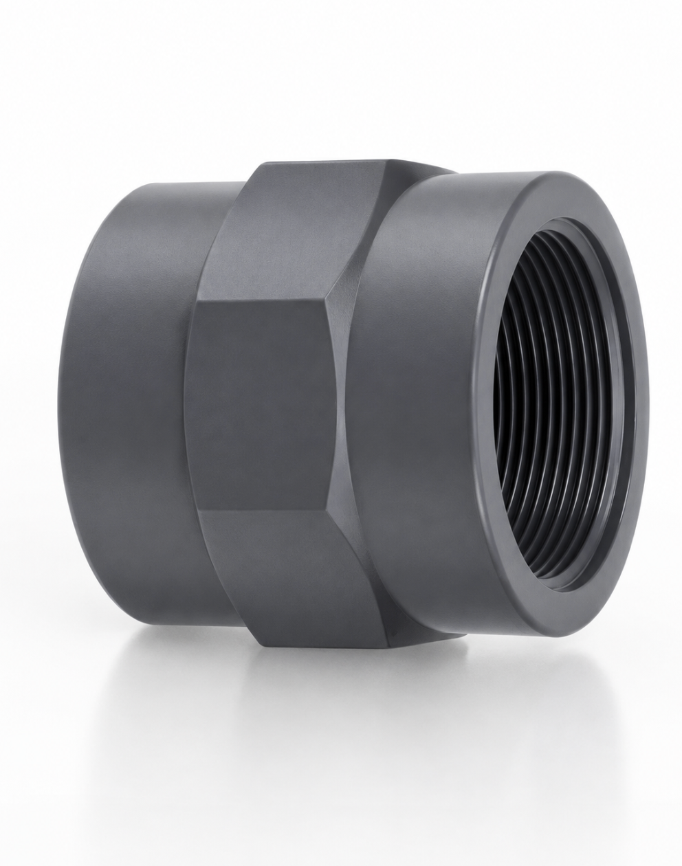 PVC-U Gewindemuffe mit Innengewinde PN 16