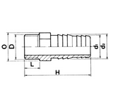 PVC Schlauchtülle PN 16