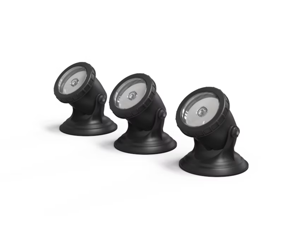 Pontec Teich- und Gartenbeleuchtung PondoStar LED warm Set 3