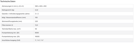 Teich Skimmer Einbau Erdreich Oase BioSys