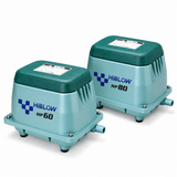Hiblow Luftpumpe Teichbelüfter Koiteich Belüfter Sauerstoffpumpe Teich Membranpumpe Aquarium Luftpumpe leise energieeffizient langlebig Teichbelüftung Filterbelüftung Fischteich