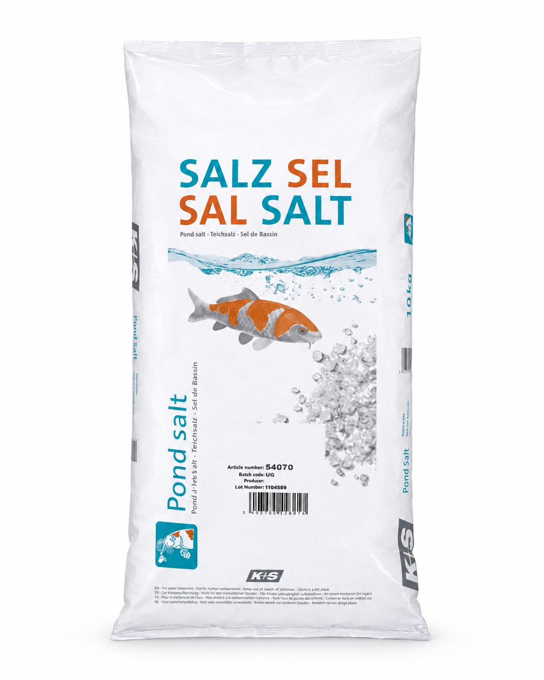 Teichsalz für Koi- & Gartenteiche