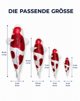 Limitierte Koi Figur Goromo 2 – handbemalte Koi Figuren stilvolle Teich- & Gartendekoration