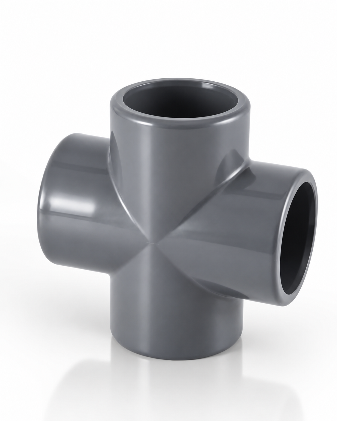 PVC Kreuzstück – 4-Wege Rohrverbinder PN 16