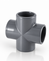 PVC Kreuzstück – 4-Wege Rohrverbinder PN 16
