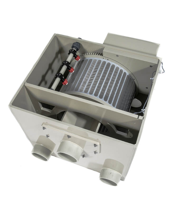 DVS ECO 15 Trommelfilter mit Steuerung und Spülpumpe
