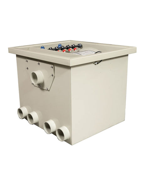 DVS Trommelfilter PP50-P mit integrierter Spülpumpe für Koi und Schwimmteiche